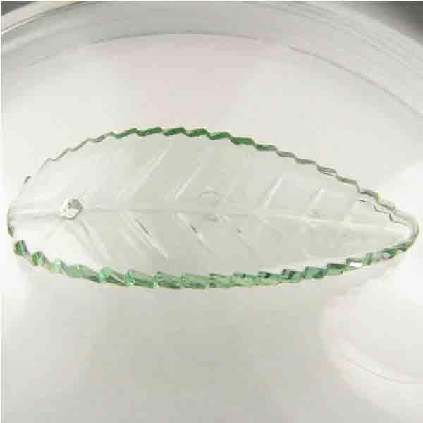 Peridot Saw Edge 35X15MM Leaf Pendant