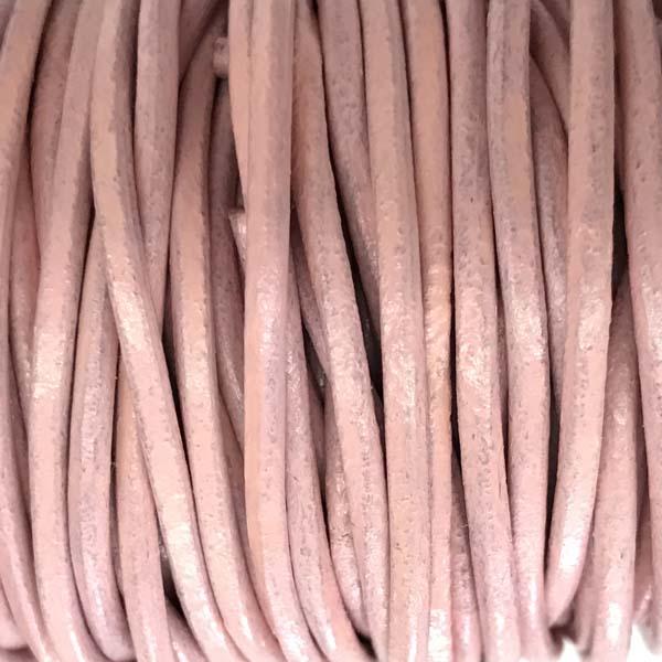 Pink 2MM Leather Cord
