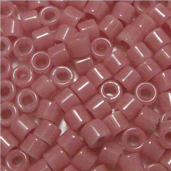 Pink 6MM Vintage Tile Bead