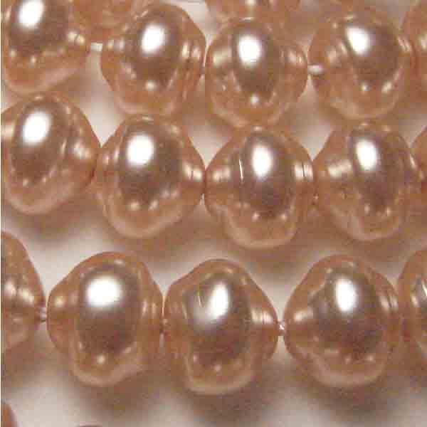 Pink Champagne 8MM Baroque Pearl0000
