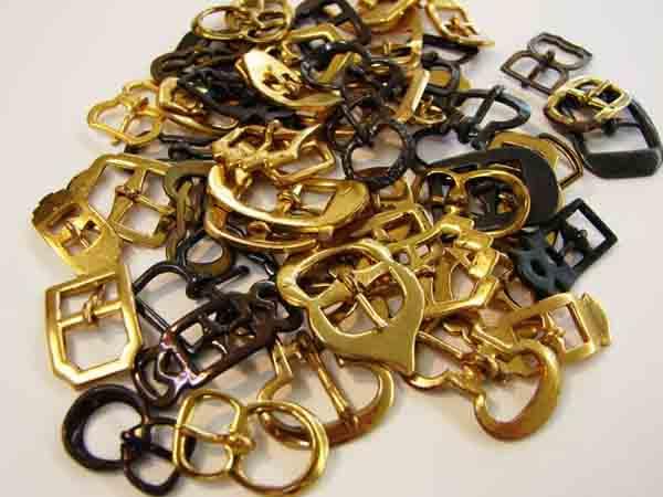 Plain Buckles Art Deco