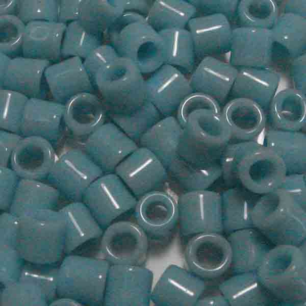 Powder Blue 6MM Vintage Tile Bead