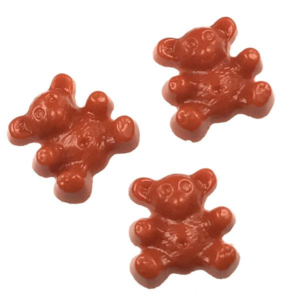 Pumpkin Colored Bear 8MM