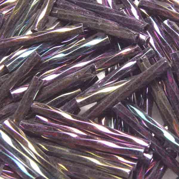 Purple Iris 25MM Twisted Bugle