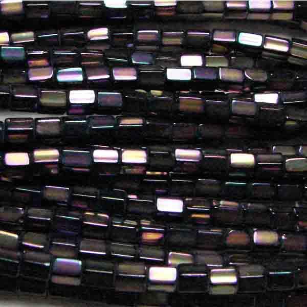 Purple Iris 4MM 5 Sided Cylinder