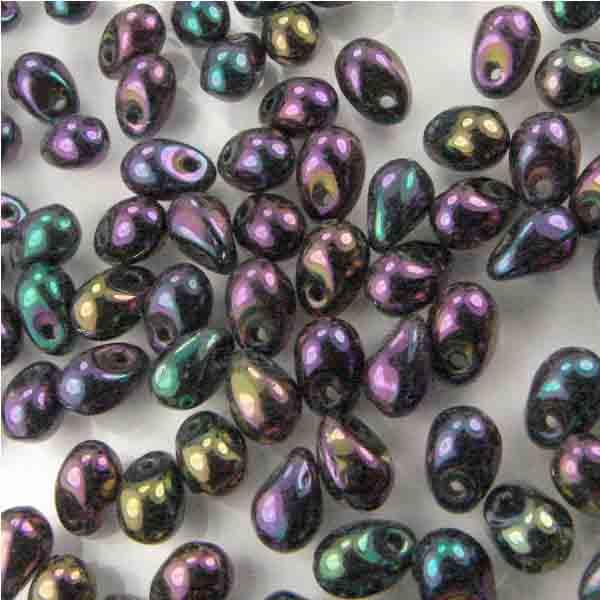 Purple Iris 6x4MM Tear Drop