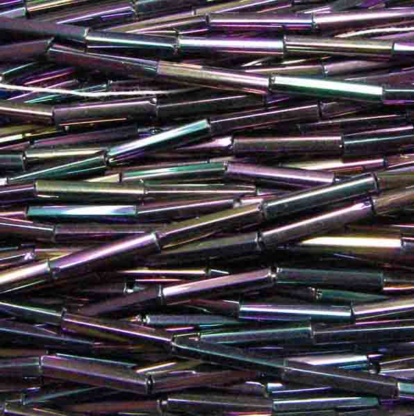 Purple Iris Size 5 (12MM) Bugle Bead