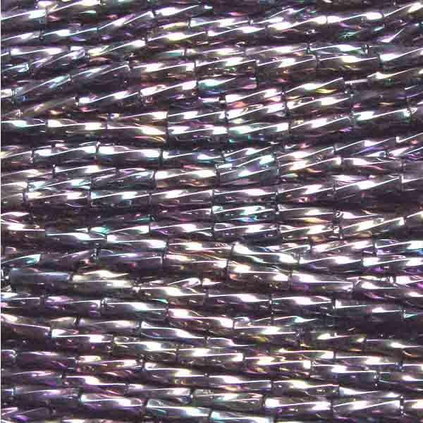 Purple Iris Sz 3 (7x2MM) Twisted Bugle