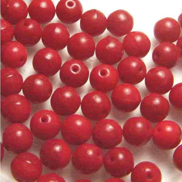 Red 6MM Druk Ball