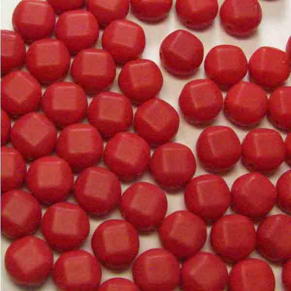 Red Matte 9X7mm Baroque Linsin