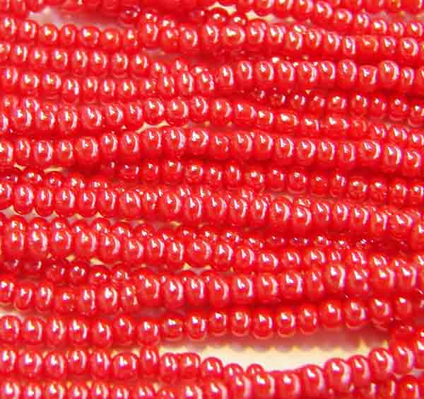 Red Pearl 11/0 Seed Bead