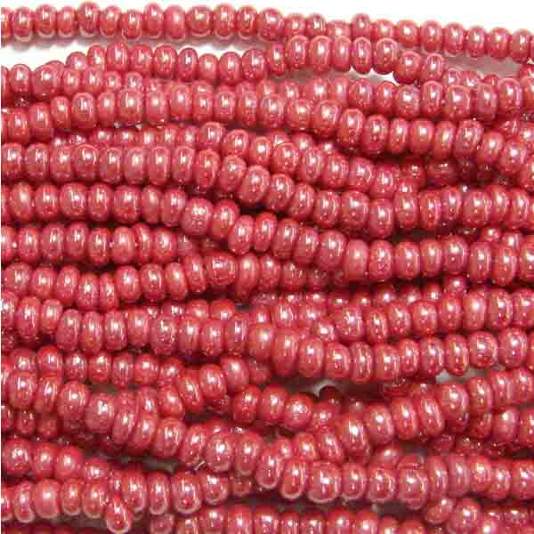 Red Pearl 6/0 Seed Bead
