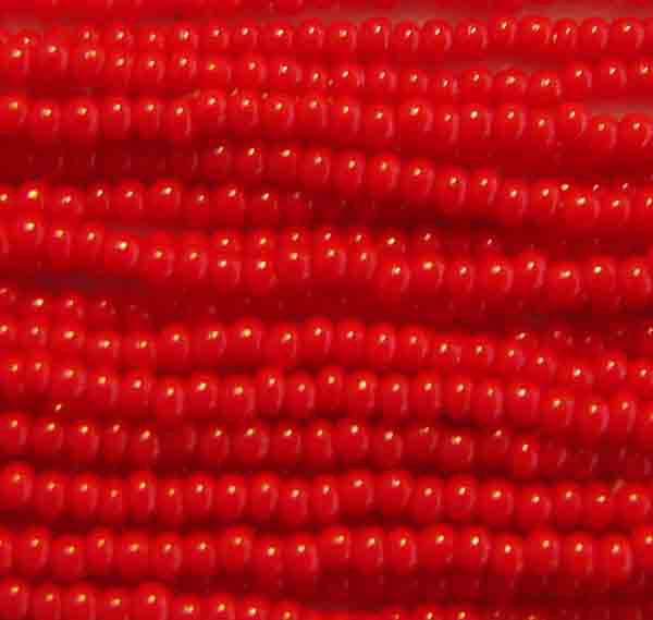 Red Seed Bead 14/0
