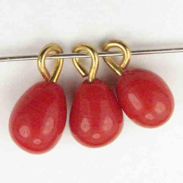 Red Wired Tear 10X7MM