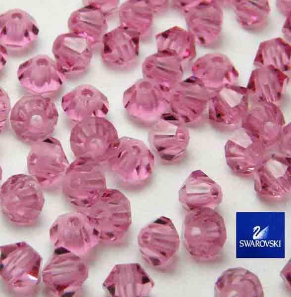 Rose 3MM Swarovski Bicone Art. 5328