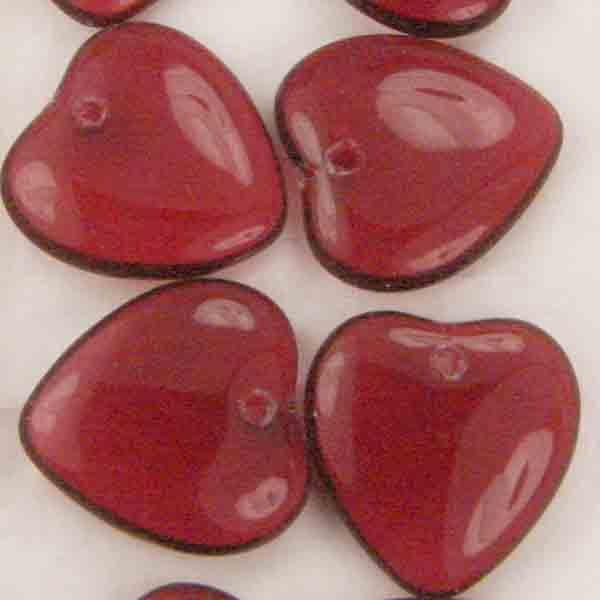 Rose Heart 15MM Pendant