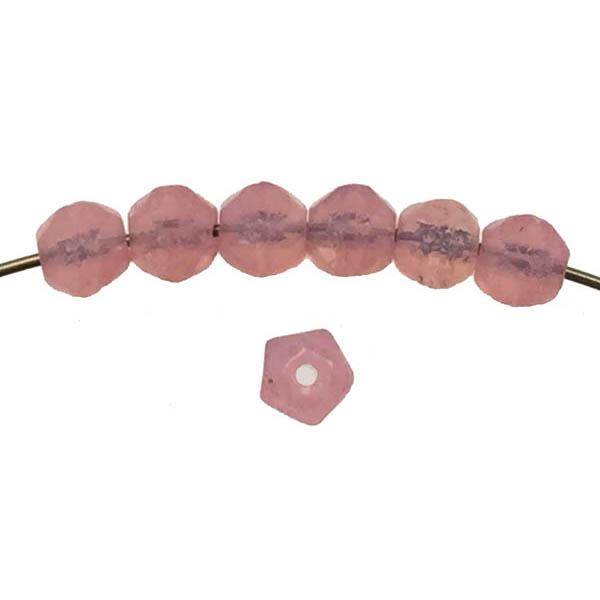 Rose Opal Vintage 4MM English Cut Ball