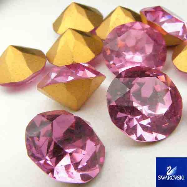 Rose SS 48 (11MM) Vintage Swarovski Pointback Rhinestone