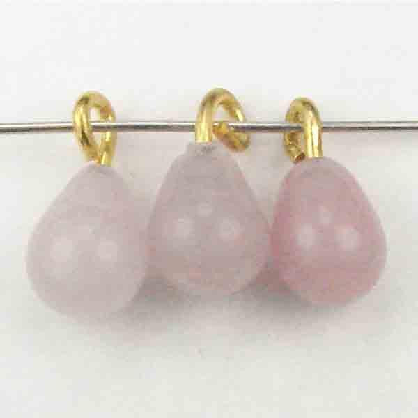 Rose Translucent Wired Tear 10X7MM