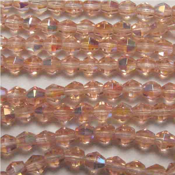 Roselin AB 4MM Fire Polish Bicone