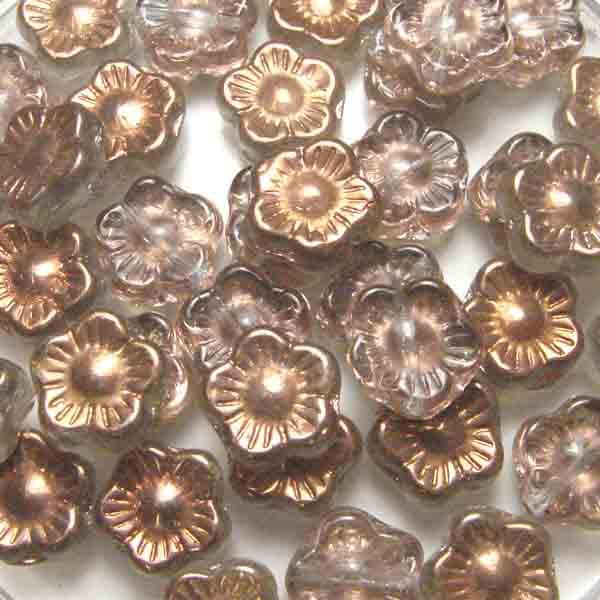 Roseline/Gold 10MM Flower Linsin