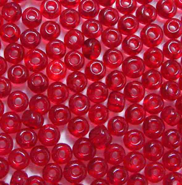 Ruby 6/0 Seed Bead