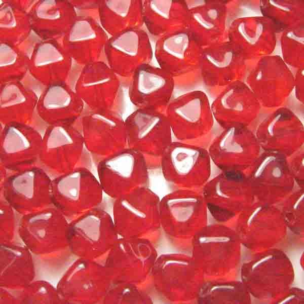 Ruby 6MM Square Bicone