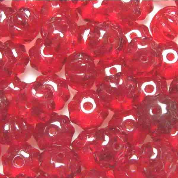 Ruby 6x8MM Melon Melon Rondelle