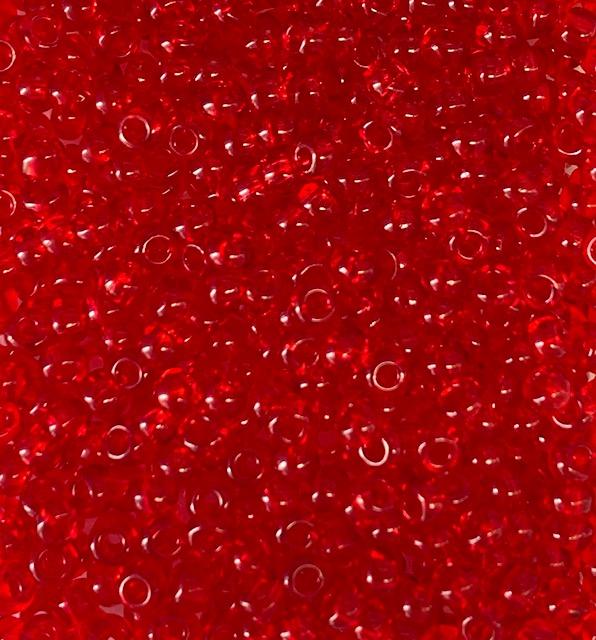 Ruby 8/0 Seed Bead