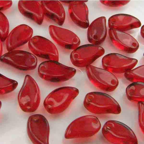 Ruby 9X5 Curled Leaf