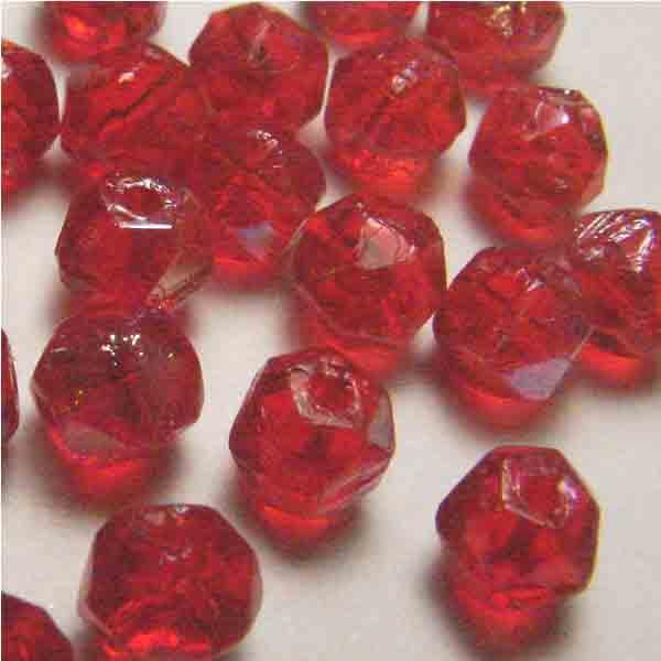 Ruby AB Vintage 5MM English Cut Ball
