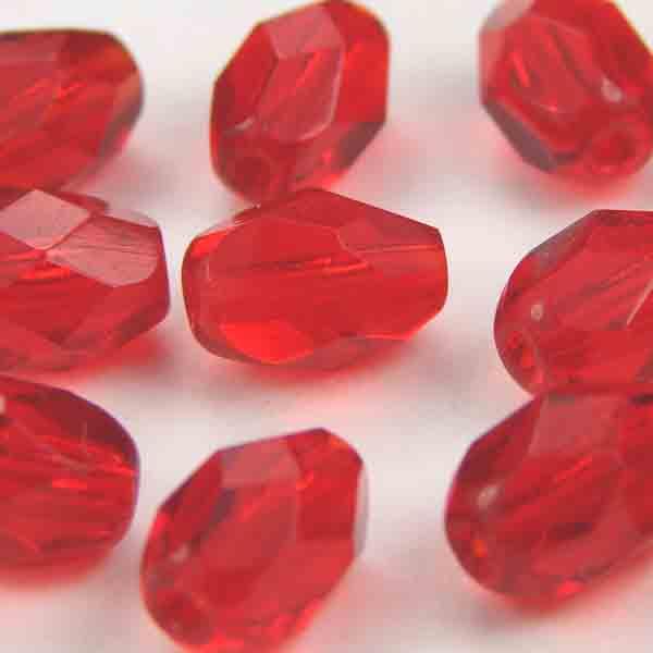 Ruby Oval 7X5MM Fire Polish Oval