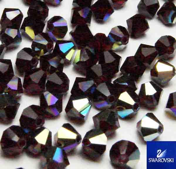 Ruby (Siam) 4MM Swarovski Bicone Art. 5328