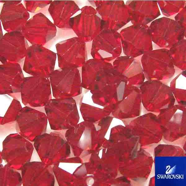 Ruby (Siam) 6MM Swarovski Bicone