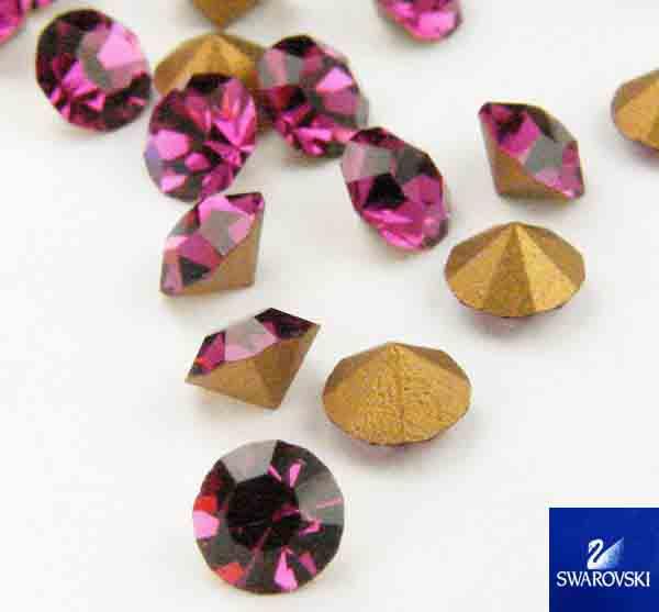 SS 20 (5MM) Fuchsia Pointback Swarovski Rhinestone