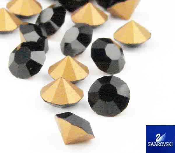 SS 20 (5MM) Jet Pointback Swarovski Rhinestone