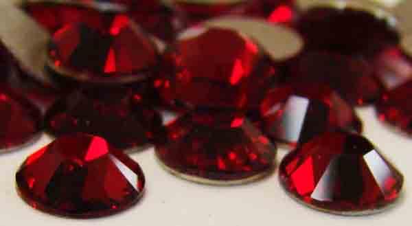 SS 30 (6MM) Ruby (Siam) Flatback Swarovski Rhinestone