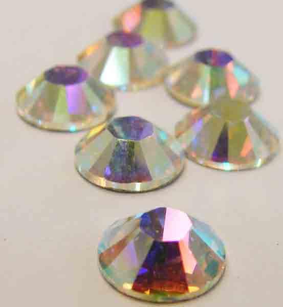 SS 34 (7MM) Crystal AB Flatback Swarovski Rhinestone