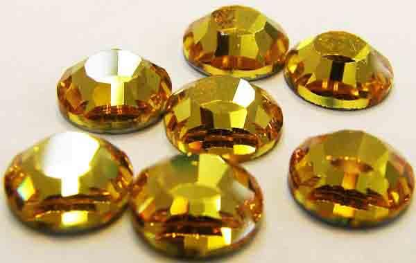 SS 34 (7MM) Light Topaz Flatback Swarovski Rhinestone