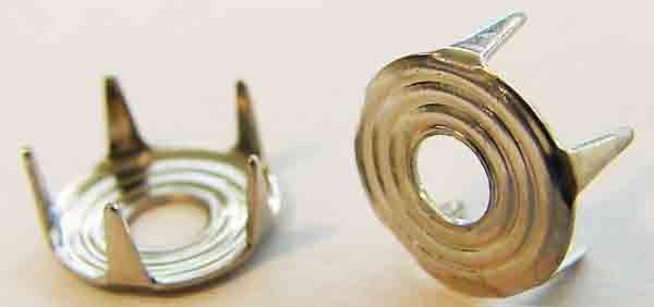 SS 34 (7MM) Silver Regular Prong Tiffany Flatback Rhinestone Setting