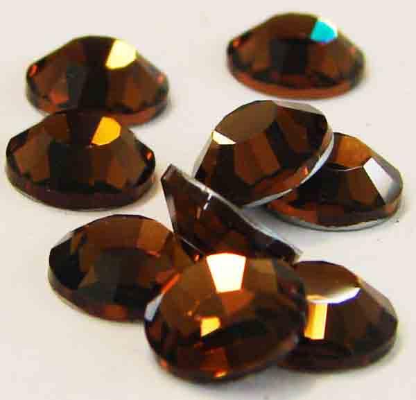 SS 34 (7MM) Smoke Topaz Flatback Swarovski Rhinestone