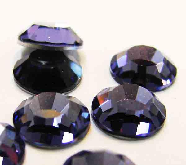 SS 34 (7MM) Tanzanite Flatback Swarovski Rhinestone