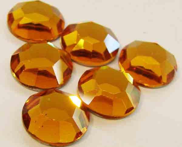 SS 48 (11MM) Topaz Flatback Swarovski Rhinestone