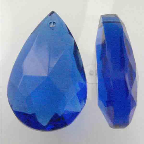 Sapphire 25X15.5MM Vintage Faceted Tear