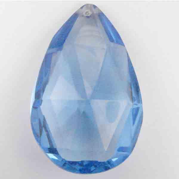 Sapphire 39X25 Faceted Vintage Tear