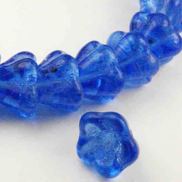 Sapphire 8x6MM Bell Flower