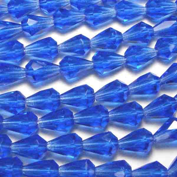 Sapphire Fire Polish Tear 10x7MM