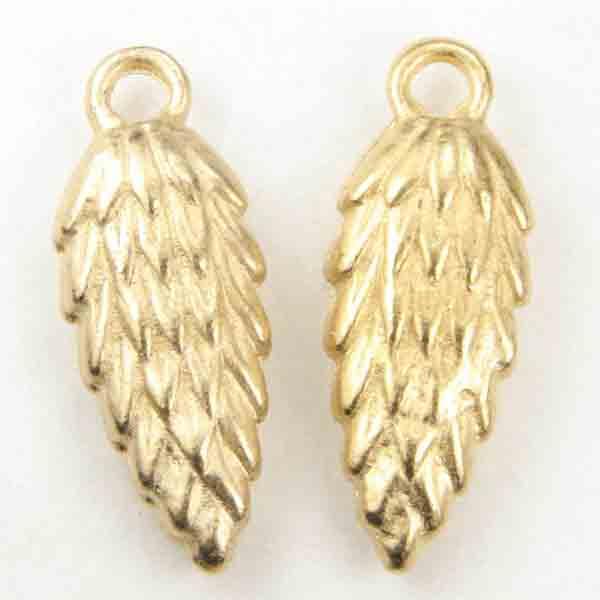 Satin Gold 20x9MM 3D Seed Head