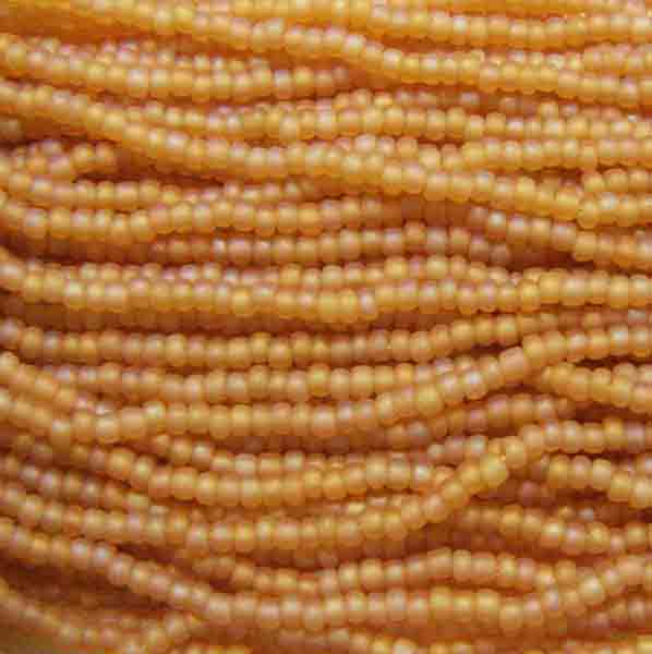 Seed Bead 11/0 Matte Topaz AB
