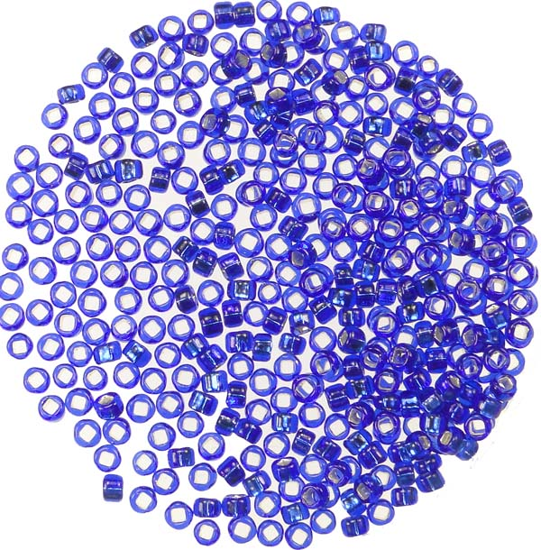 Seed Bead 14/0 Silver Lined Sapphire